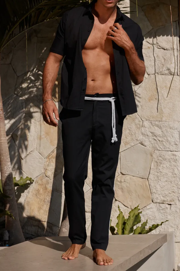 Runaway The Label Pants LORENZO PANT Blackwhite 8211 Men
