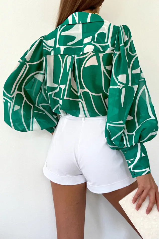 Runaway The Label Shirts and Blouses FLEETWOOD BLOUSE Giani Green 8211 Women
