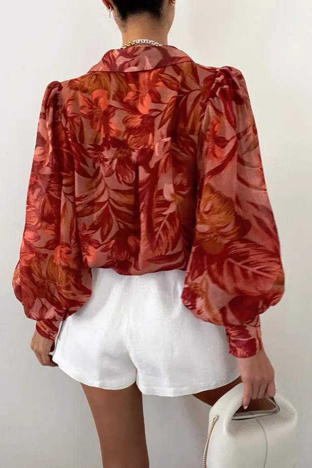 Runaway The Label Shirts and Blouses Fleetwood Blouse Tropics 8211 Women Runaway The Label Shirts and Blouses Fleetwood Blouse Tropics 8211 Women