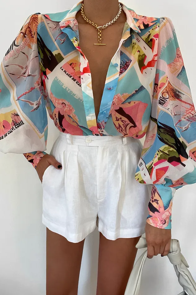 Runaway The Label Shirts and Blouses Fleetwood Blouse Vacay 8211 Women