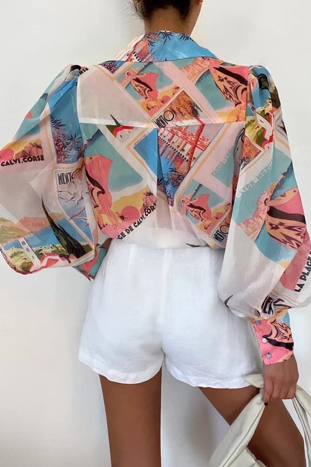 Runaway The Label Shirts and Blouses Fleetwood Blouse Vacay 8211 Women Runaway The Label Shirts and Blouses Fleetwood Blouse Vacay 8211 Women