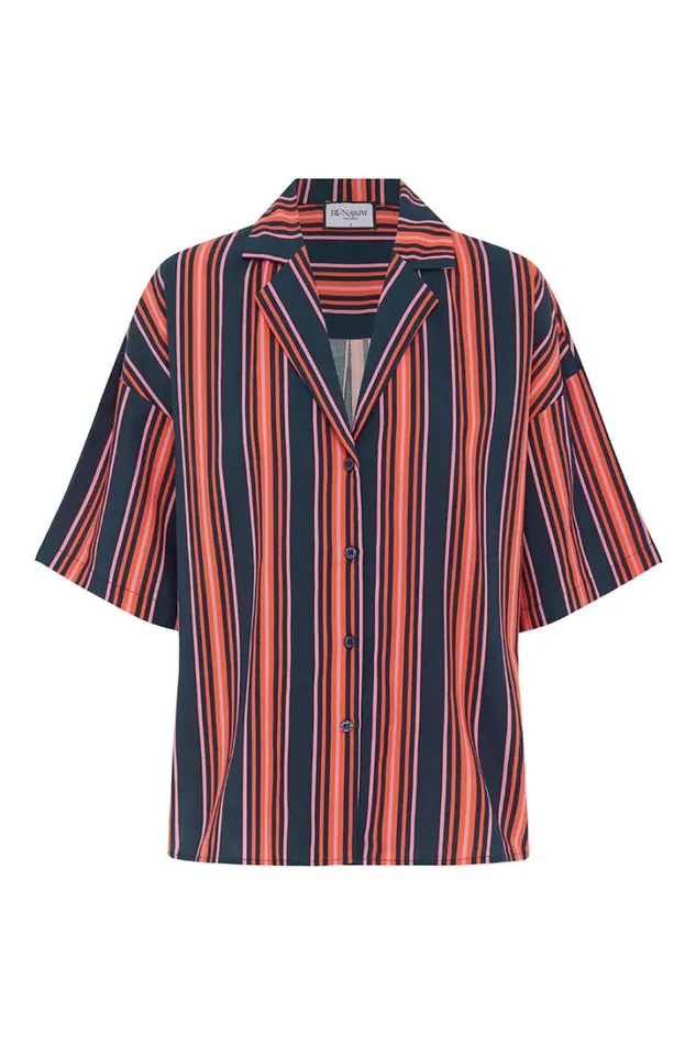 Runaway The Label Shirts and Blouses GABBIE TOP Orangenavy 8211 Women