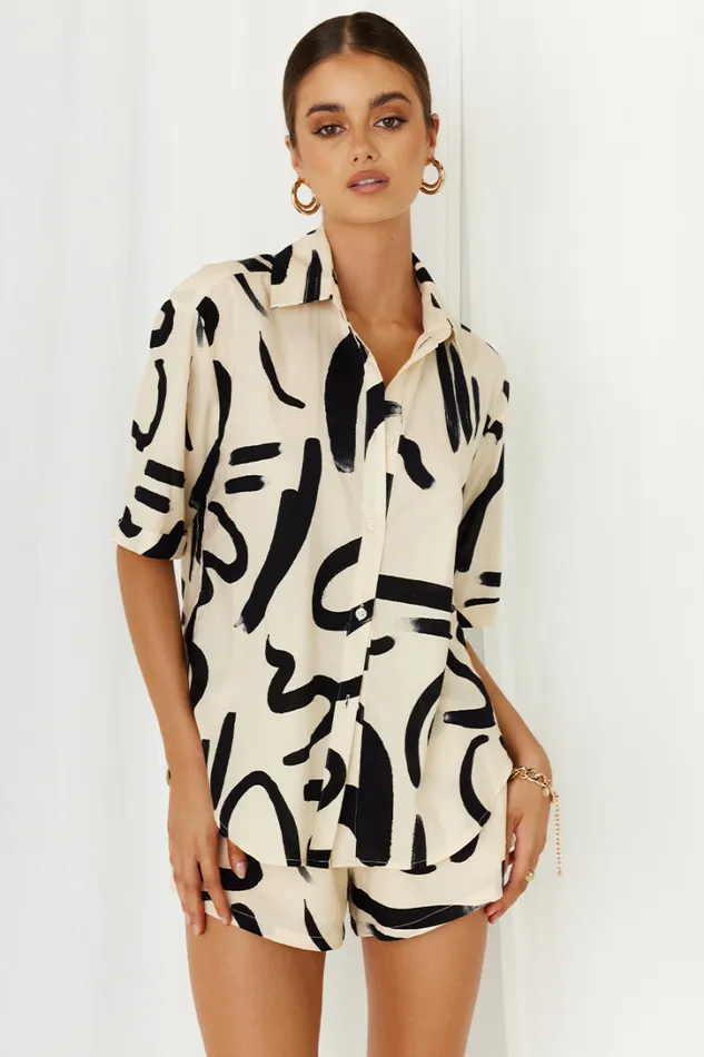 Runaway The Label Shirts and Blouses YORK COTTON SHIRT Sandblack 8211 Women Runaway The Label Shirts and Blouses YORK COTTON SHIRT Sandblack 8211 Women