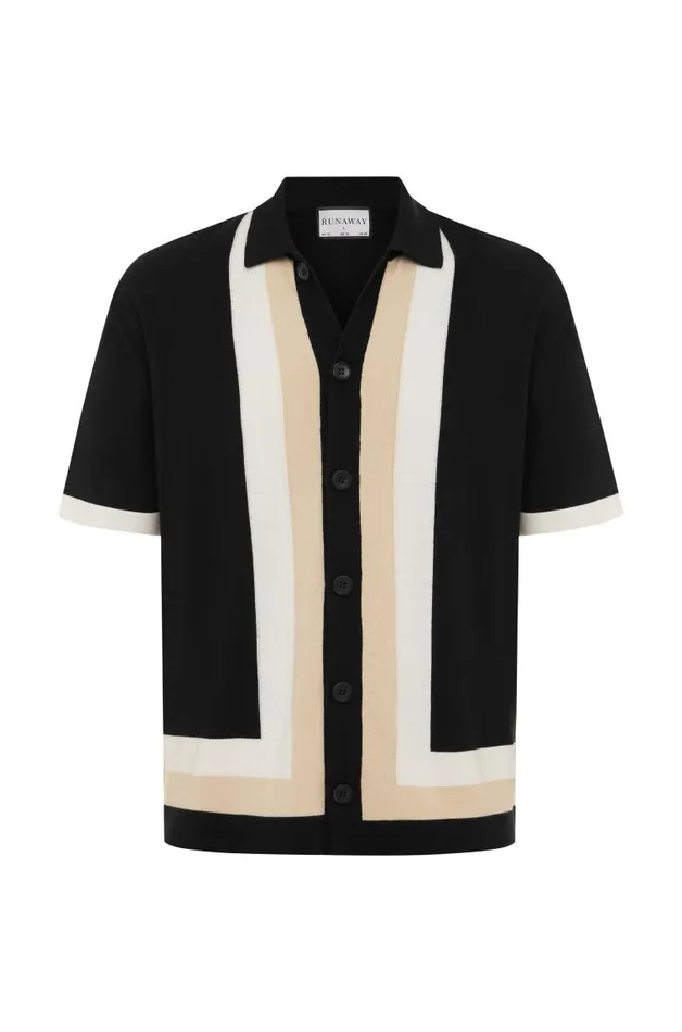 Runaway The Label Shirts DARIUS SHIRT Black Multi 8211 Men