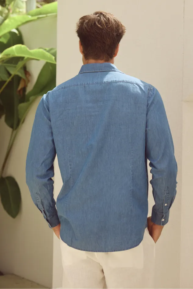 Runaway The Label Shirts JAKE SHIRT Blue 8211 Men