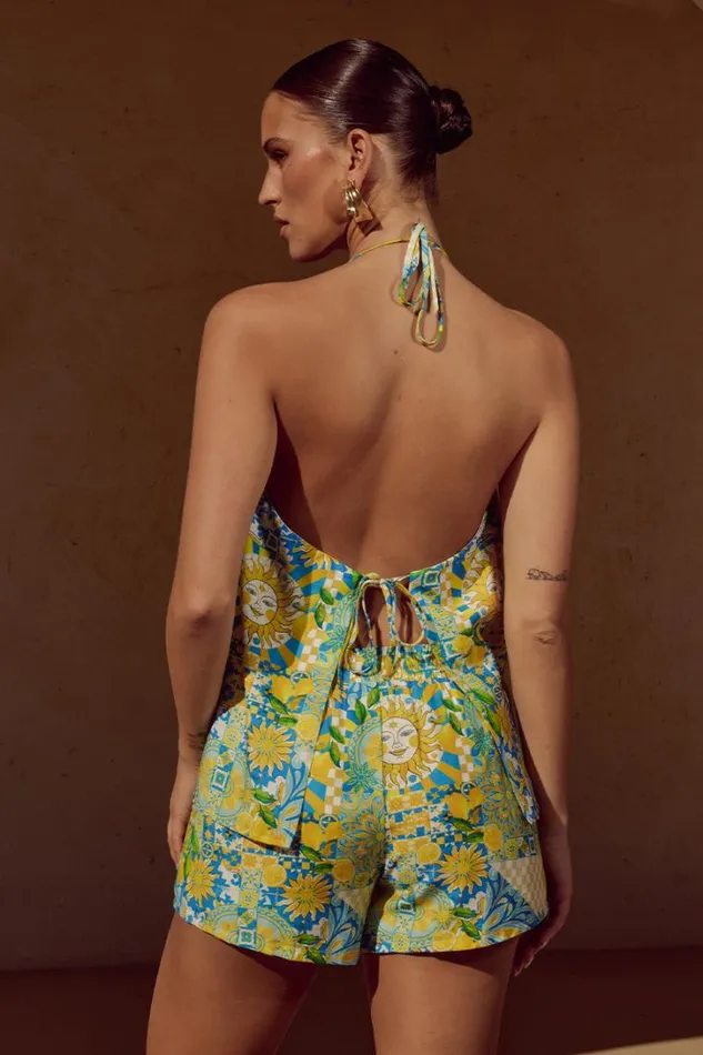 Runaway The Label Shorts NIKKO SHORT Anacapri Lemon 8211 Women