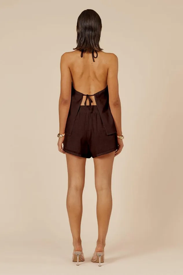 Runaway The Label Shorts OCTAVIA SHORT Chocolate 8211 Women
