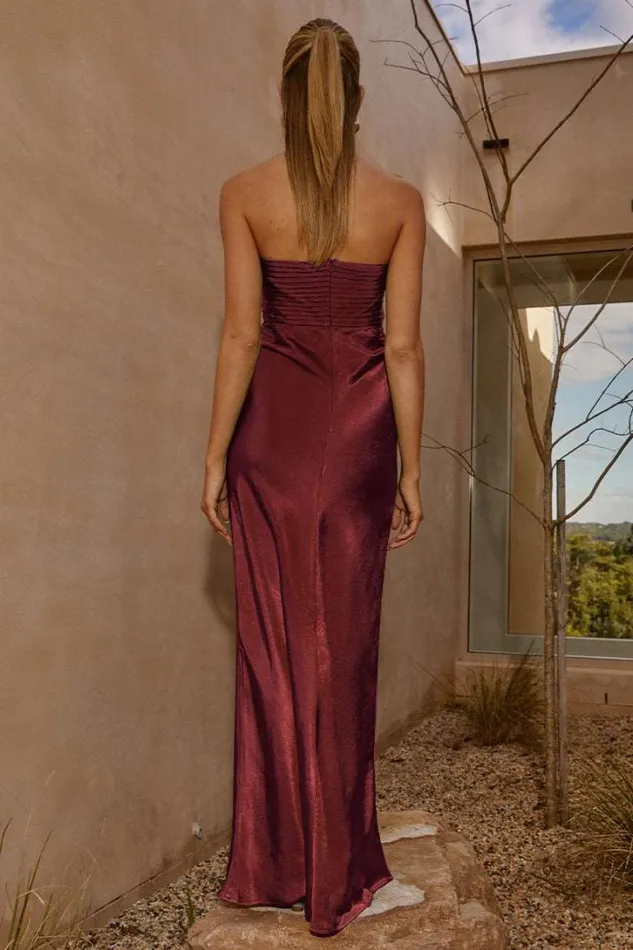 Runaway The Label Slip Dresses ADINA MAXI DRESS Sienna 8211 Women