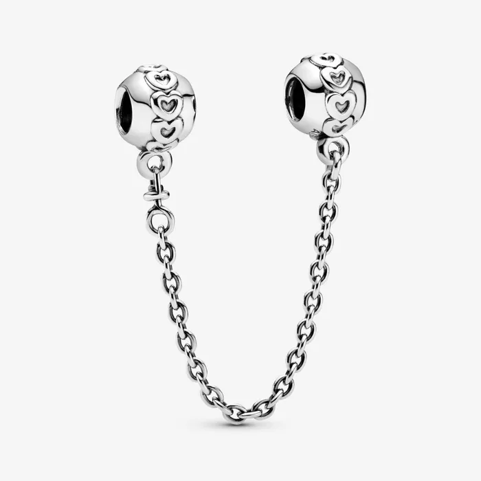 Safety Chains Women Pandora Band Of Hearts Safety Chain Charm