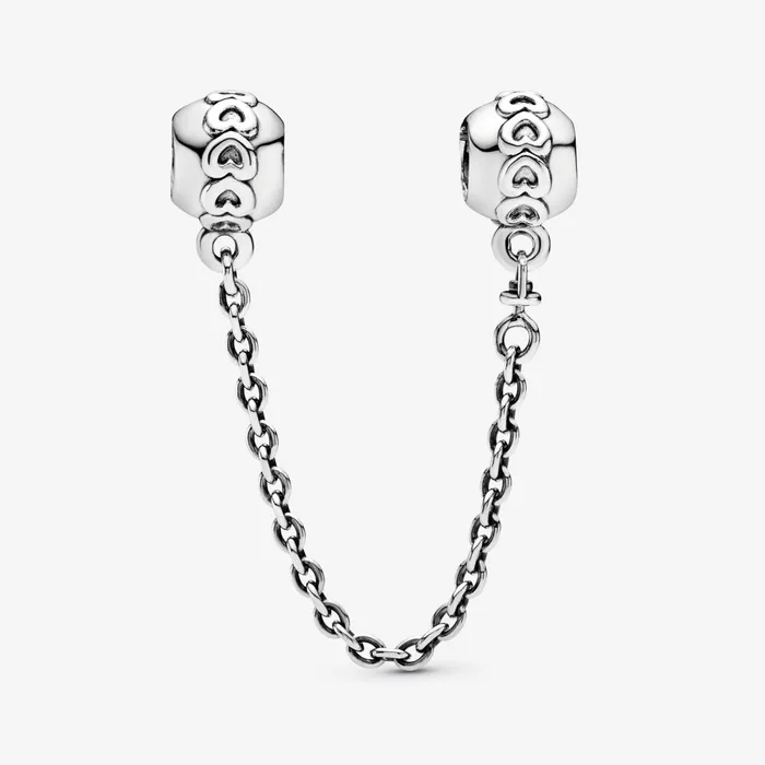 Safety Chains Women Pandora Band Of Hearts Safety Chain Charm