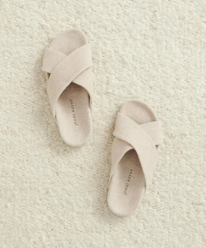 Sandals and Slides Women Jenni Kayne Cabin Crossover Sandal Oatmeal