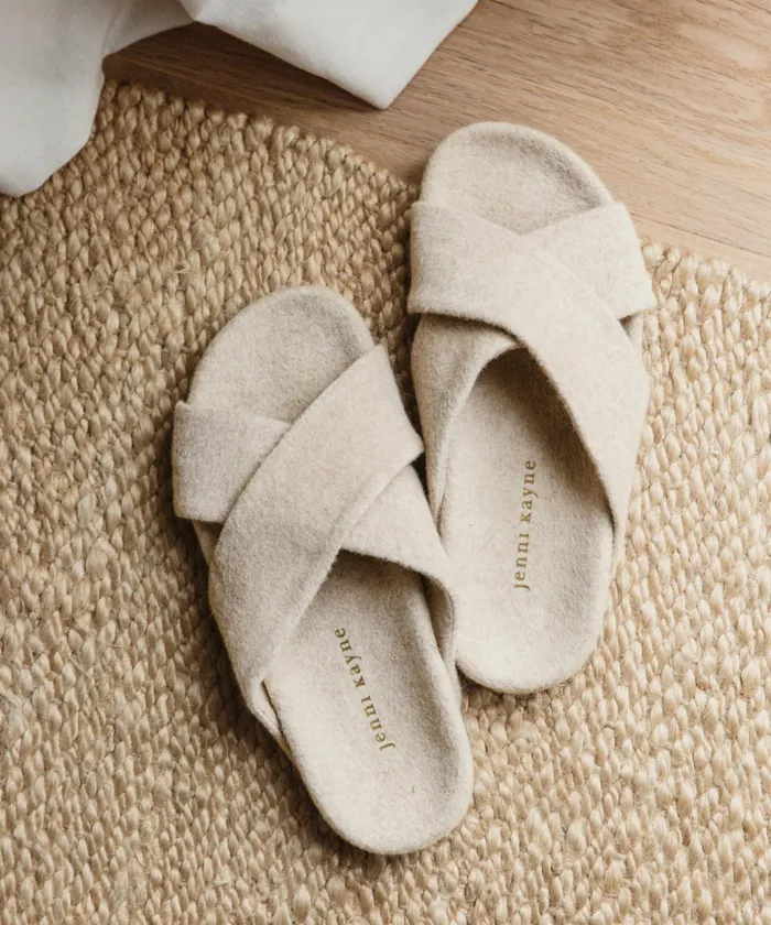 Sandals and Slides Women Jenni Kayne Cabin Crossover Sandal Oatmeal