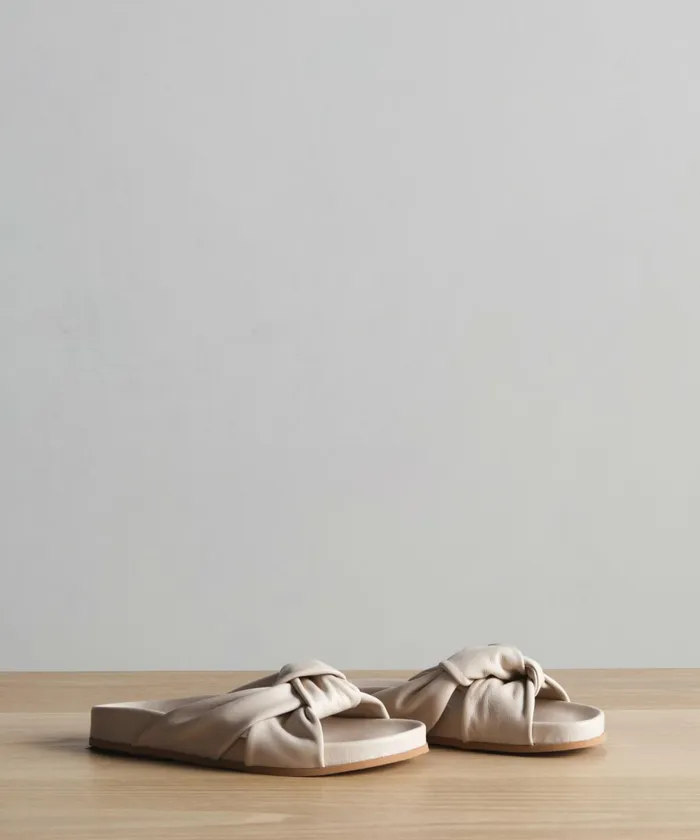 Sandals and Slides Women Jenni Kayne Leather Knot Sandal Sand