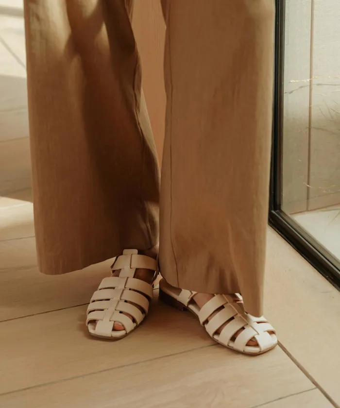 Sandals and Slides Women Jenni Kayne Leather Lake Sandal Sand
