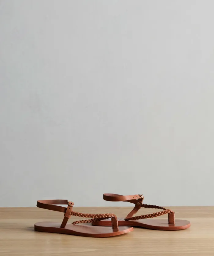 Sandals and Slides Women Jenni Kayne Leather Mila Sandal Saddle