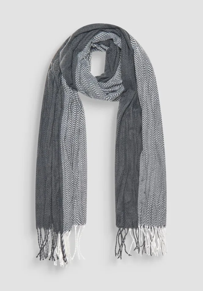 Scarves Men Antony Morato Jaquard Scarf Medium Gray Melange