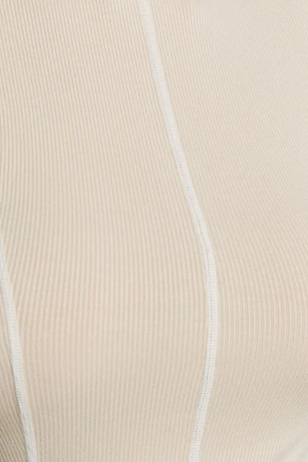 Selena Midi Dress 8211 High Neck Sleeveless Slip Dress In Natural Women Showpo Dresses