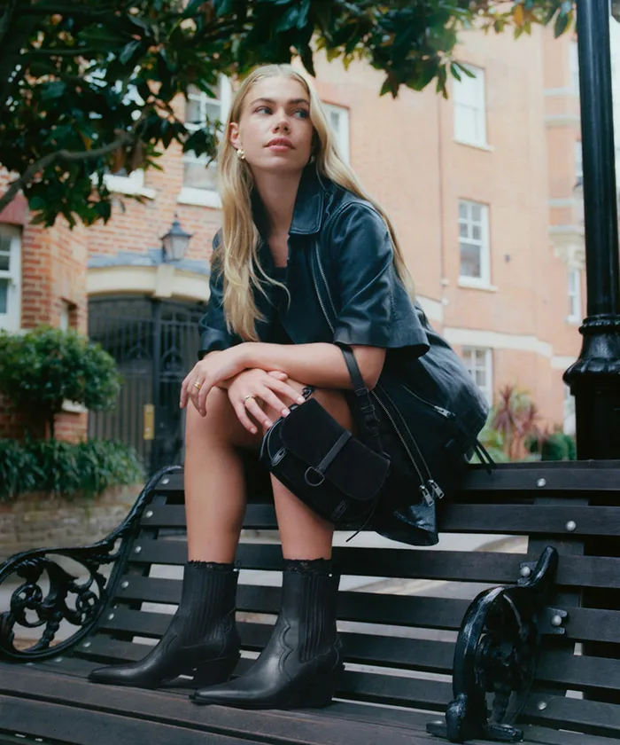 Senna Booties Black Multi Leather Women Dolce Vita Boots and Booties
