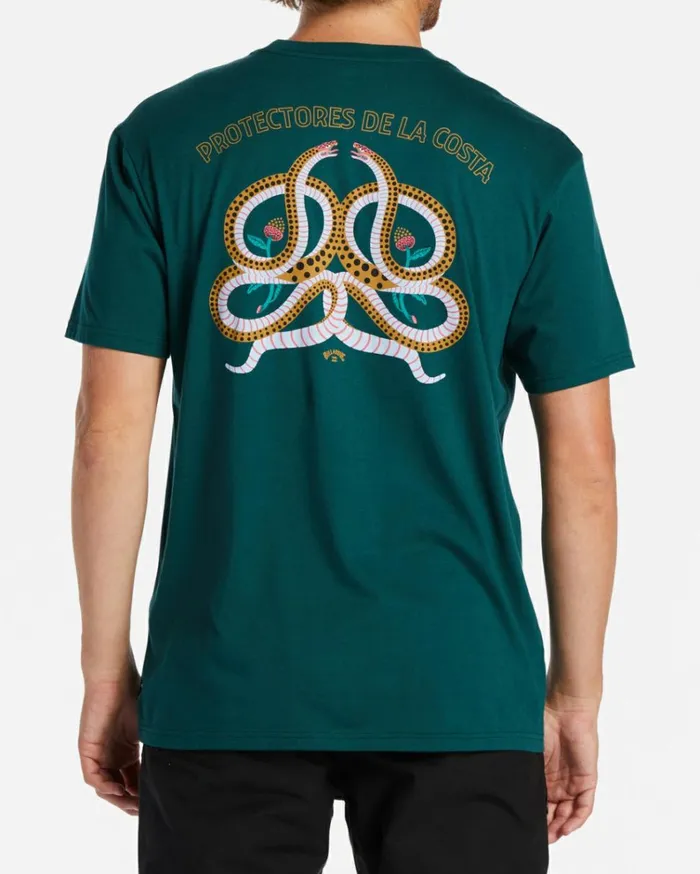 Serpientes TShirt Deep Teal Men Billabong TShirts