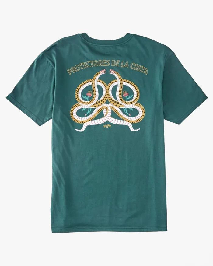 Serpientes TShirt Deep Teal Men Billabong TShirts