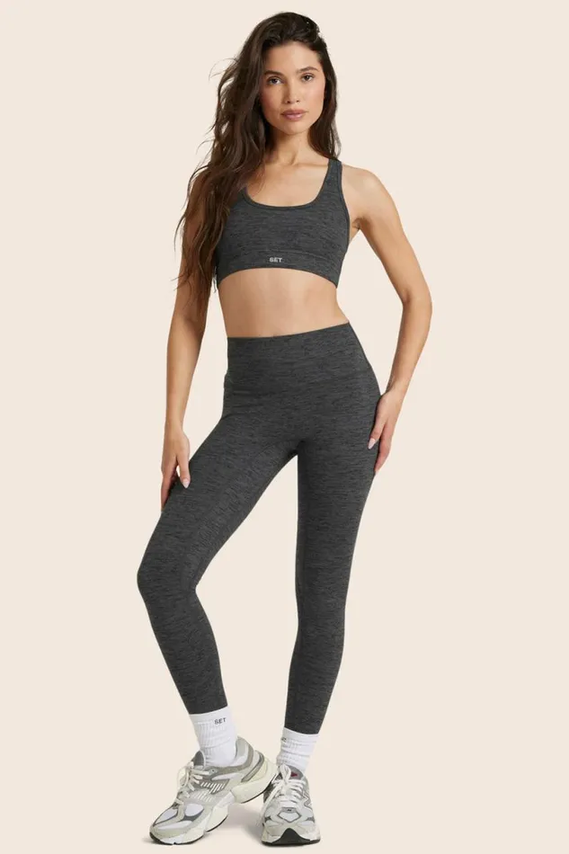 SET ACTIVE Activewear FORMCLOUD CLOUD HIGHRISE LEGGINGS 8211 PEPPER HEATHER GREY 8211 Women