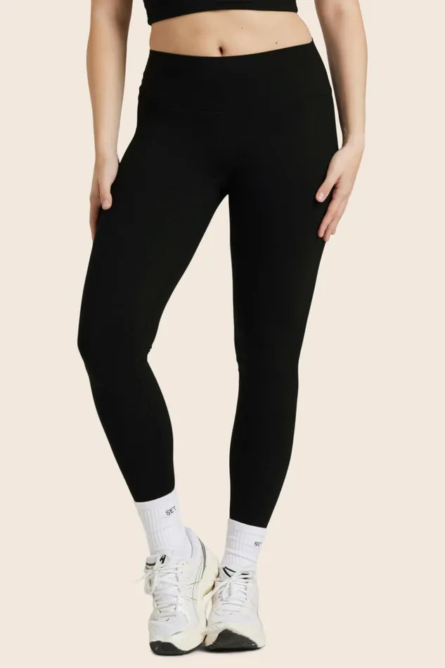 SET ACTIVE Activewear FORMCLOUD CLOUD MIDRISE LEGGINGS 8211 ONYX 8211 Women