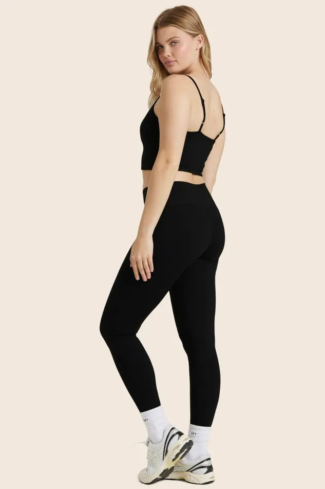SET ACTIVE Activewear FORMCLOUD CLOUD MIDRISE LEGGINGS 8211 ONYX 8211 Women