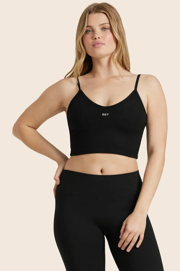SET ACTIVE Activewear FORMCLOUD CLOUD REP BRA 8211 ONYX 8211 Women