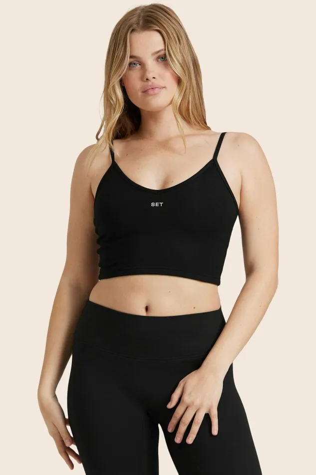SET ACTIVE Activewear FORMCLOUD CLOUD REP BRA 8211 ONYX 8211 Women