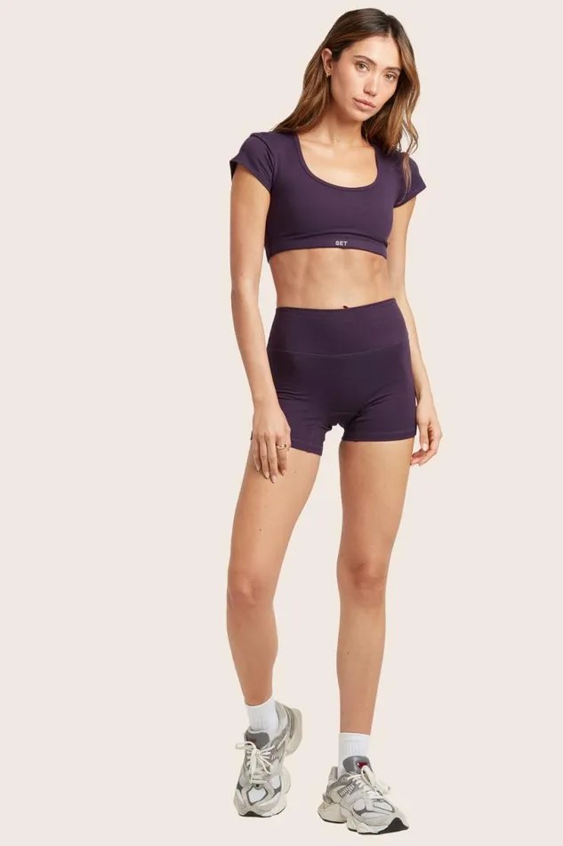 SET ACTIVE Activewear FORMCLOUD CLOUD SHORTS 8211 PLUM 8211 Women