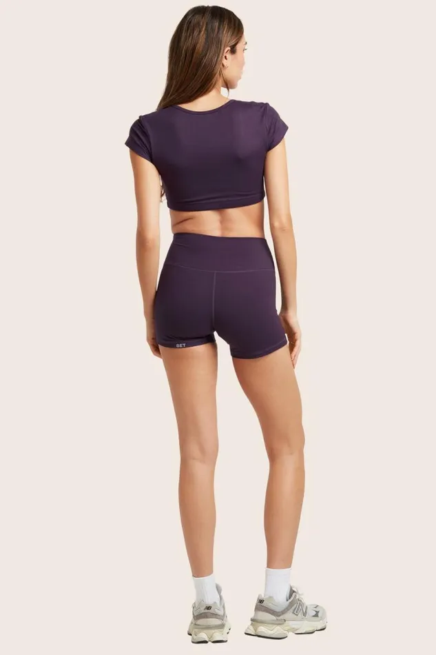 SET ACTIVE Activewear FORMCLOUD CLOUD SHORTS 8211 PLUM 8211 Women