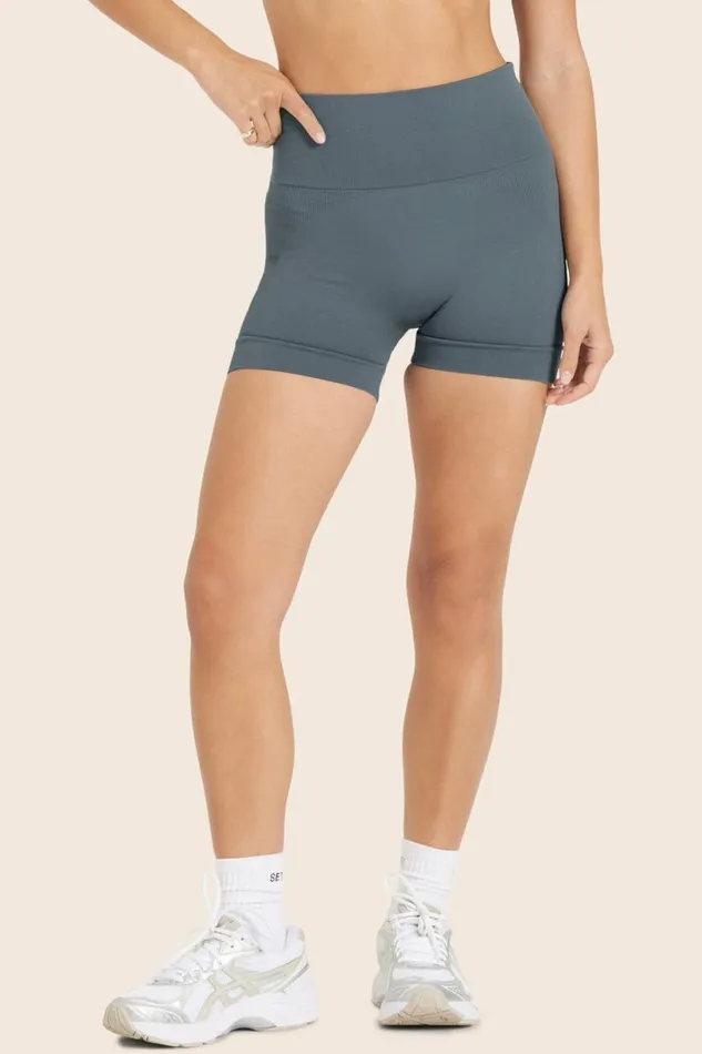 SET ACTIVE Activewear SCULPTFLEX POWER SHORTS 8211 SLATE 8211 Women
