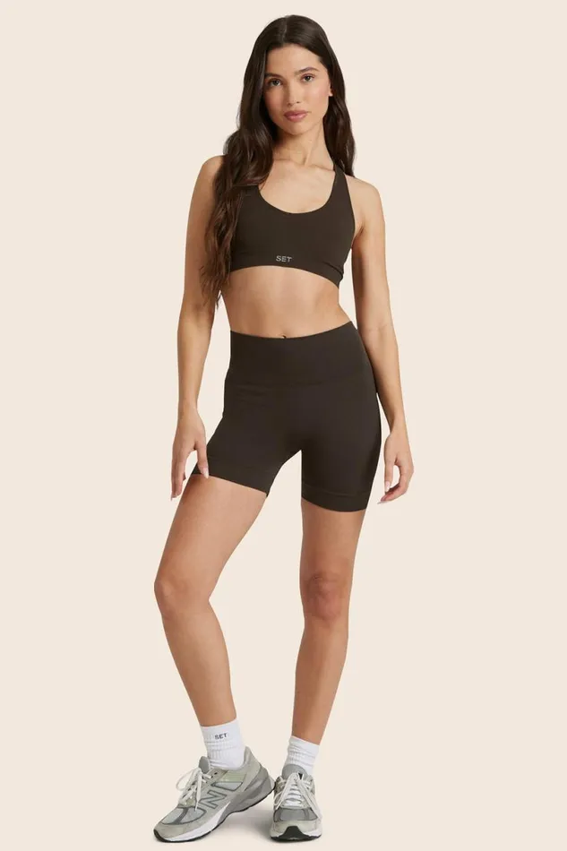 SET ACTIVE Bike Shorts SCULPTFLEX POWER SHORTS 8211 ESPRESSO 8211 Women