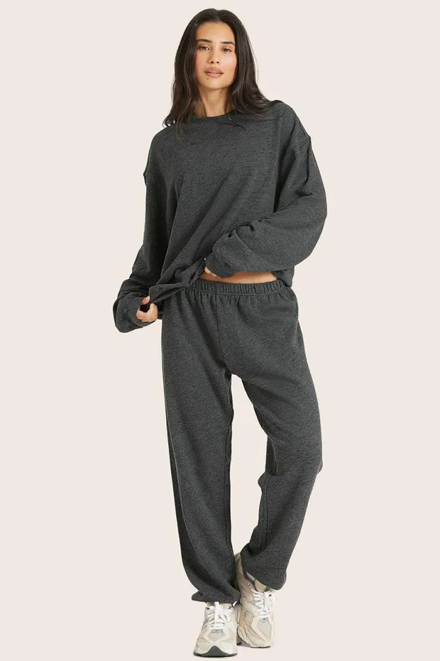 SET ACTIVE Bottoms LIGHTWEIGHT SWEATS CLASSIC SWEATPANTS 8211 PEPPER HEATHER GREY 8211 Women