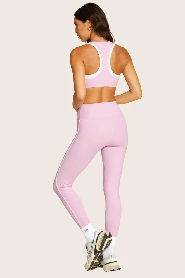 SET ACTIVE Bottoms SPORTBODY SPORTY STRIPE LEGGINGS 8211 PRIMROSE 8211 Women