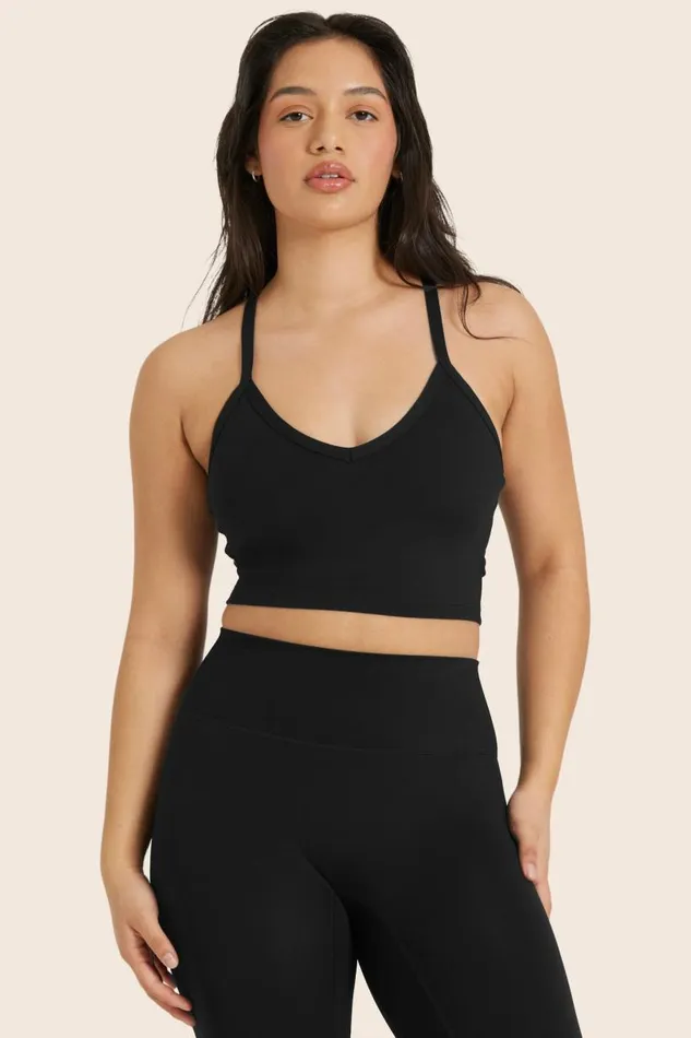 SET ACTIVE Bras Tops SPORTBODY SPORTY Y CAMI BRA 8211 ONYX 8211 Women