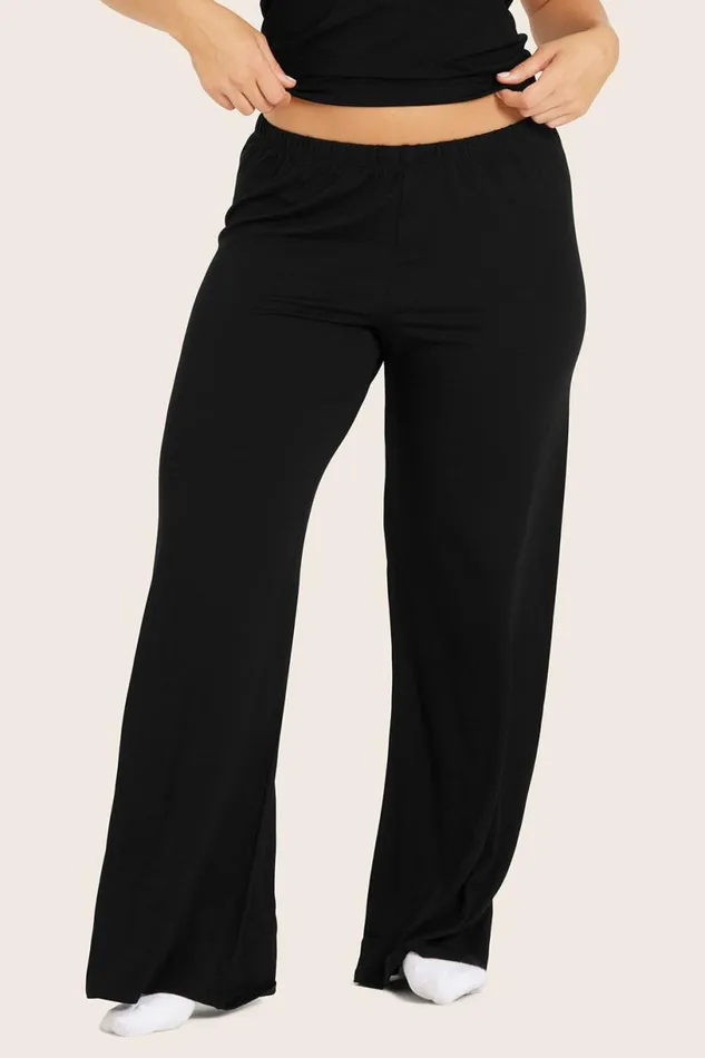 SET ACTIVE Lounge SLEEP JERSEY CLASSIC SLEEP PANTS 8211 ONYX 8211 Women