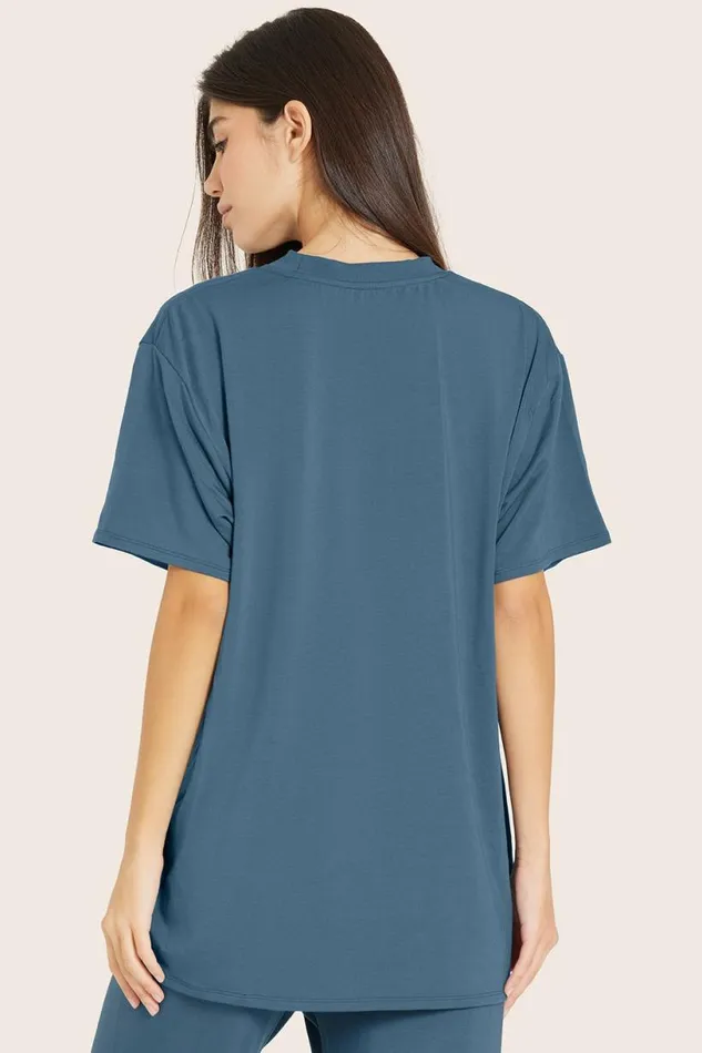 SET ACTIVE Lounge SLEEP JERSEY OVERSIZED BOYFRIEND SLEEP TEE 8211 JAY 8211 Women