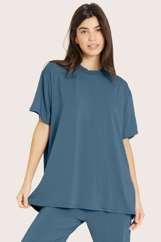 SET ACTIVE Lounge SLEEP JERSEY OVERSIZED BOYFRIEND SLEEP TEE 8211 JAY 8211 Women