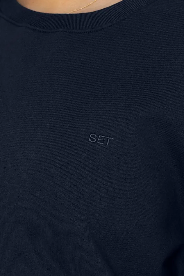 SET ACTIVE Sweats HEAVYWEIGHT SWEATS CREWNECK 8211 OXFORD 8211 Women