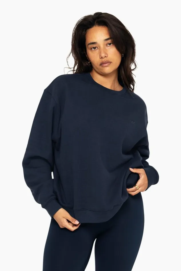 SET ACTIVE Sweats HEAVYWEIGHT SWEATS CREWNECK 8211 OXFORD 8211 Women