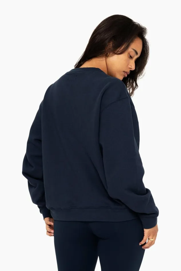 SET ACTIVE Sweats HEAVYWEIGHT SWEATS CREWNECK 8211 OXFORD 8211 Women