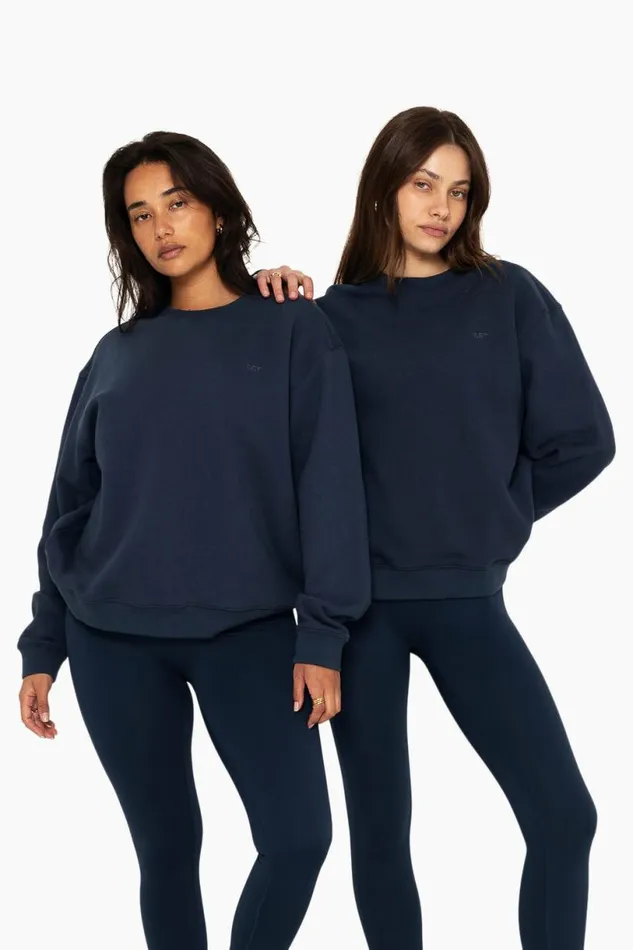 SET ACTIVE Sweats HEAVYWEIGHT SWEATS CREWNECK 8211 OXFORD 8211 Women
