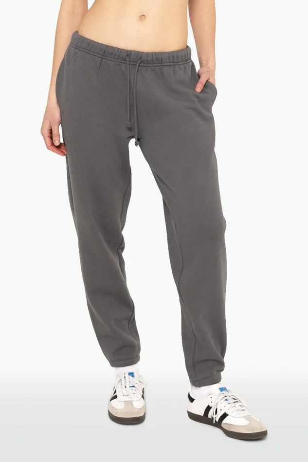 SET ACTIVE Sweats HEAVYWEIGHT SWEATS DRAWSTRING SWEATPANTS 8211 GRAPHITE 8211 Women