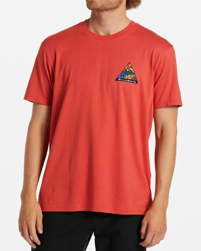 Shine TShirt Coral Men Billabong TShirts