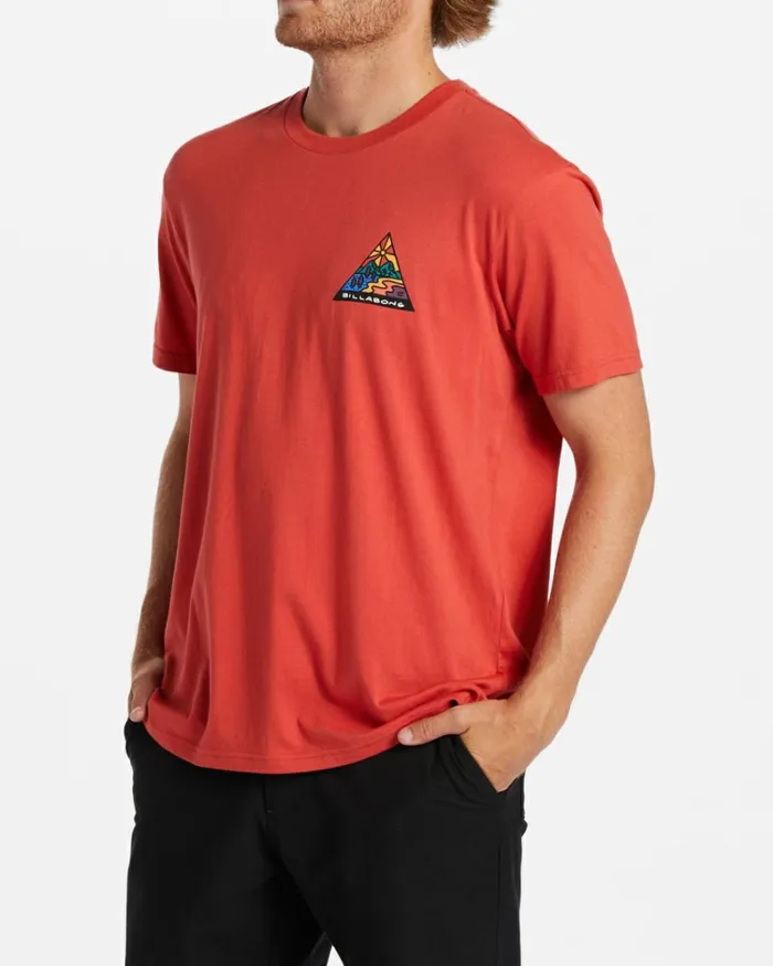 Shine TShirt Coral Men Billabong TShirts