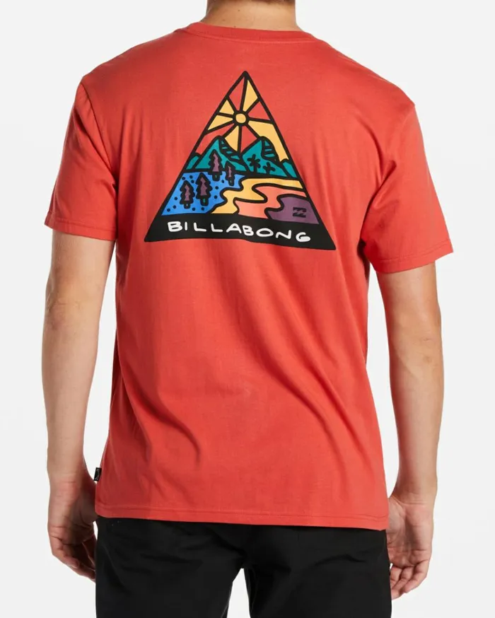 Shine TShirt Coral Men Billabong TShirts