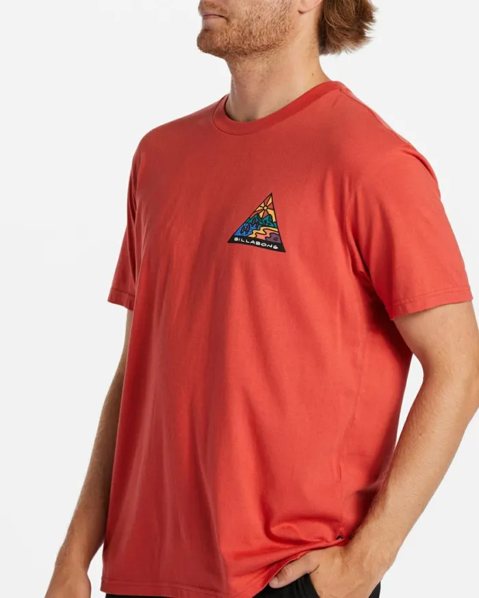 Shine TShirt Coral Men Billabong TShirts