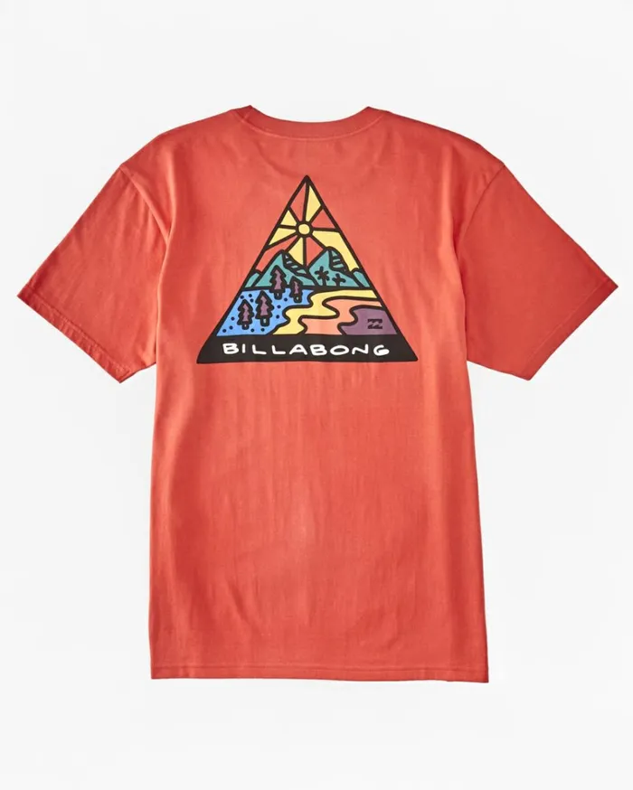 Shine TShirt Coral Men Billabong TShirts