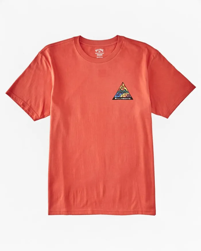 Shine TShirt Coral Men Billabong TShirts